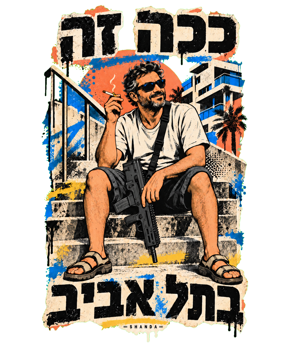Kakha B’Tel Aviv — Women’s Double-Sided T-Shirt